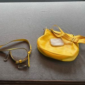 Kate Spade yellow cross body/shoulder bag
